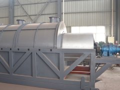 宿遷200噸每天天然氣加熱烘干機(jī)生產(chǎn)現(xiàn)場